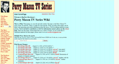 Desktop Screenshot of perrymasontvseries.com