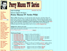 Tablet Screenshot of perrymasontvseries.com